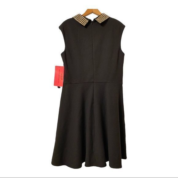 NWT: Betsey Johnson Peter Pan Sequin Collar dress 14R - Picture 7 of 11